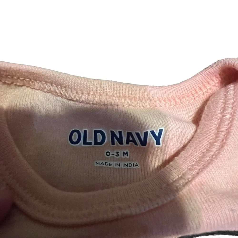 3- Old Navy Longsleeve Bodysuits 0-3 months baby